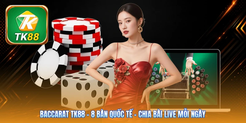 Baccarat Tk88 | 8 Bàn Quốc Tế - Chia Bài Live Mỗi Ngày Baccarat Tk88 | 8 Bàn Quốc Tế - Chia Bài Live Mỗi Ngày